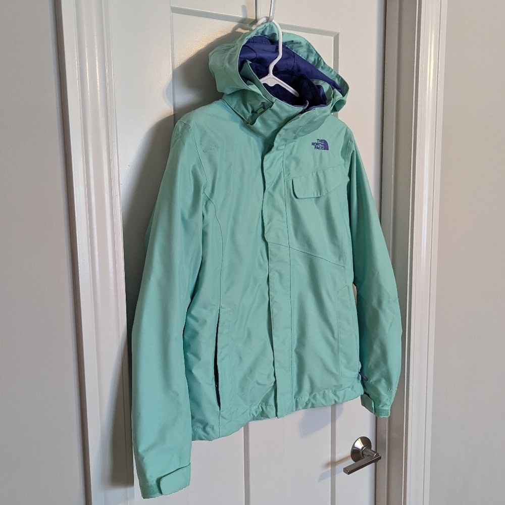 The North Face Alpine Hyvent 3-in-1 Ski Jacket - Surf Green sz M - Picture 2 of 10